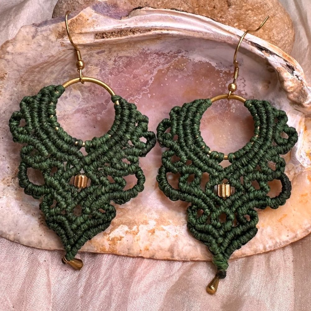 Tribal Coloured Earrings - 6 pairs - Picture 4 of 7